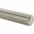 Bsc Preferred 18-8 Stainless Steel Threaded Rod 1/4-28 Thread Size 1 Foot Long 98804A108